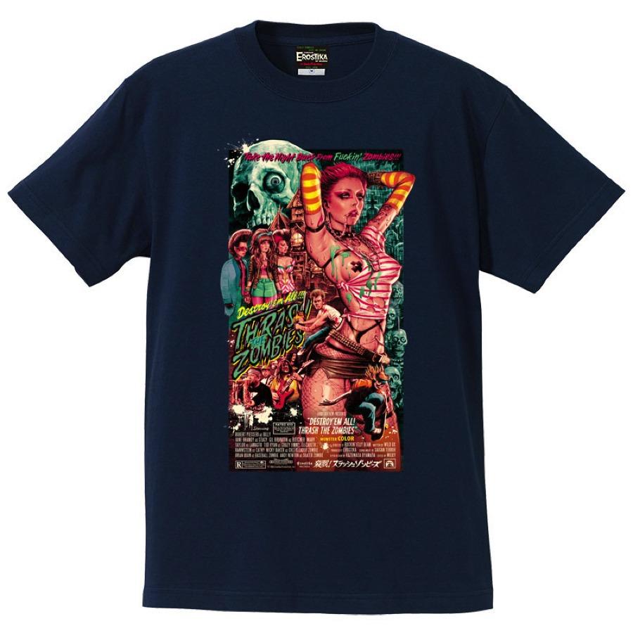 "Destroy'em All! Thrash the Zombies" T-Shirt - CRA5Y SHOP
