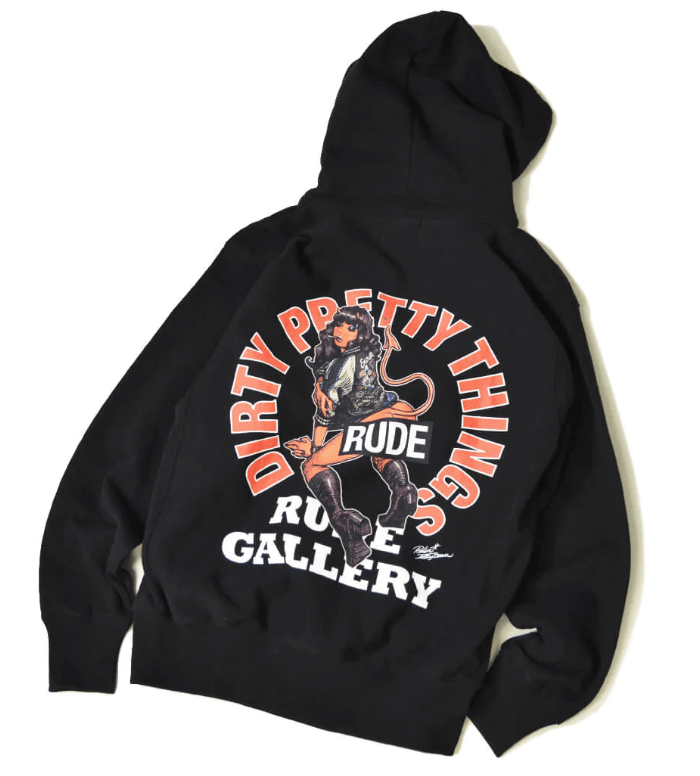"DEVIL BABY WITH SOUVENIR JKT" Hooded Parka - CRA5Y SHOP